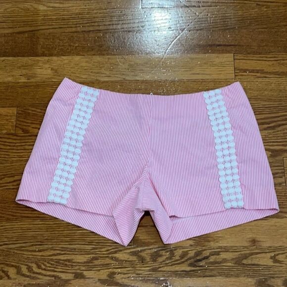 Lilly Pulitzer Pants - Lilly Pulitzer Ticking Stripe Embellished Shorts